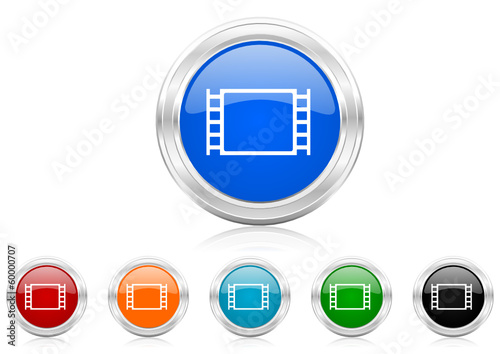 movie icon vector set