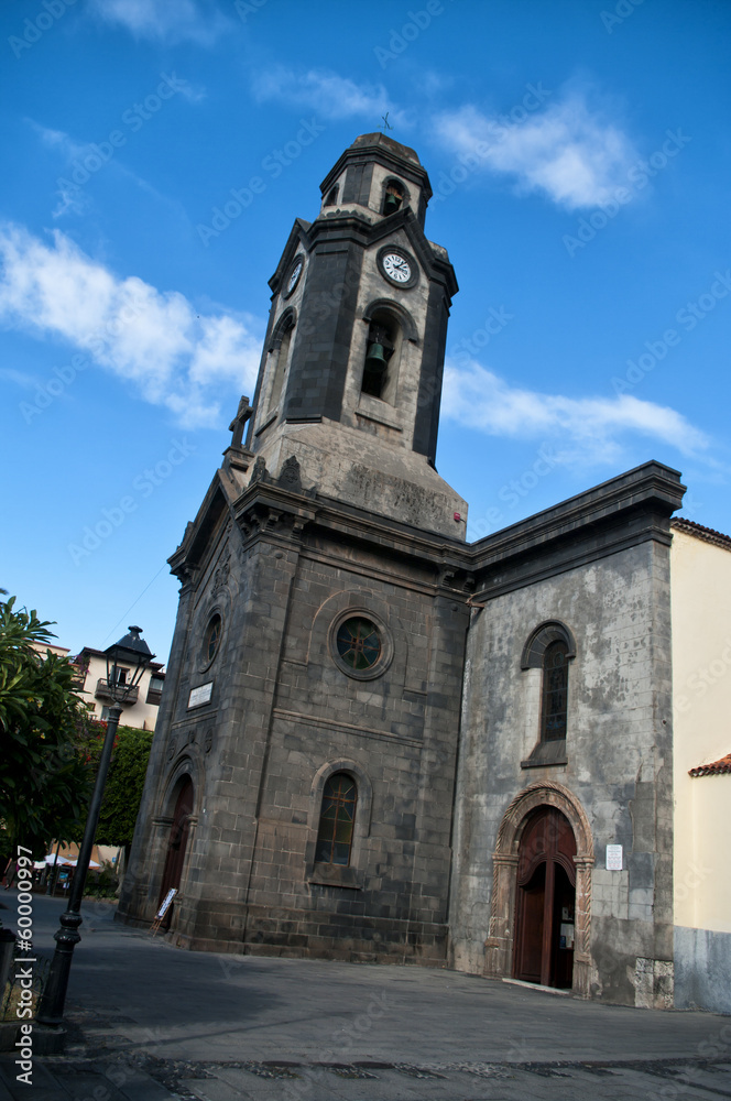 church with bell tower in Spain