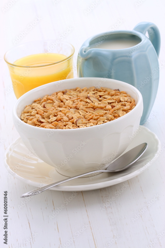 Delicious and healthy granola cereal Delicious and healthy granola cereal