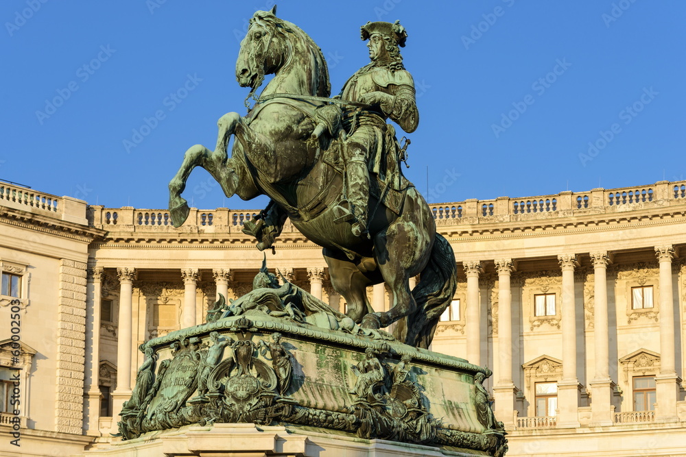 Prinz Eugen Reiterdenkmal in der Hofburg - Wien