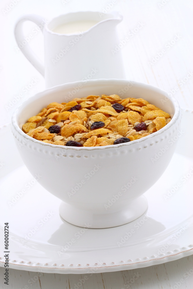 Delicious and healthy granola cereal Delicious and healthy granola cereal