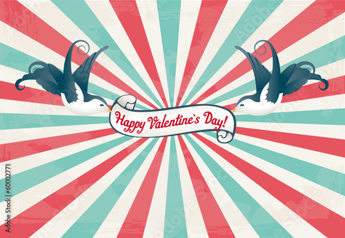 Happy Valentine`s Day in Rockabilly Style