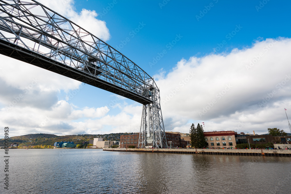 Fototapeta premium Aerial Lift Bridge