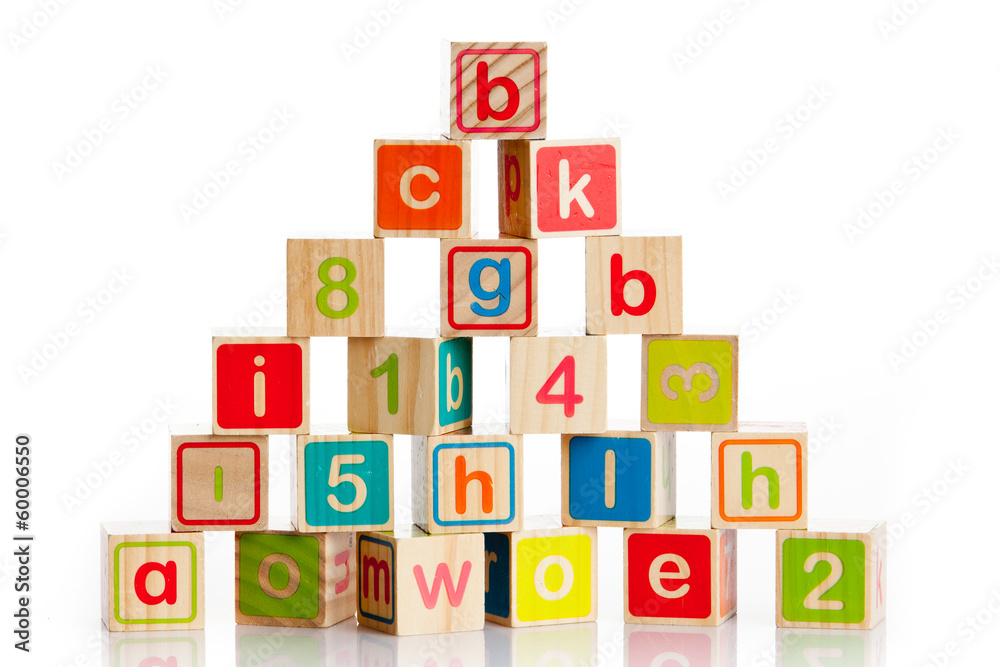 wooden toy cubes with letters. Wooden alphabet blocks wooden toy cubes with letters. Wooden alphabet blocks