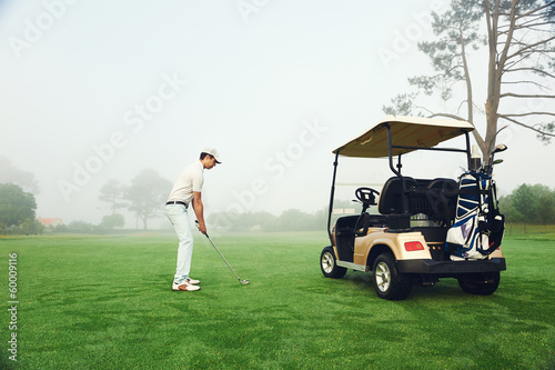 golf cart man