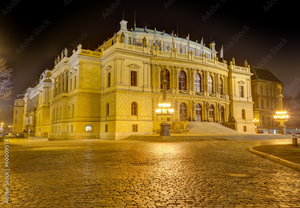 Rudolfinum a music auditorium in Prague, Czech Republic Rudolfinum a music auditorium in Prague, Czech Republic