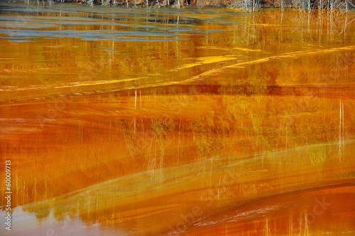 Mine water contamination in Geamana, near Rosia Montana, Romania