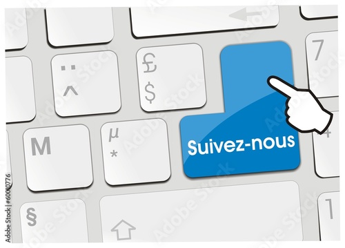clavier suivez-nous