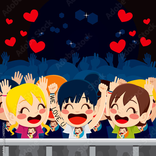 Fans In Music Concert