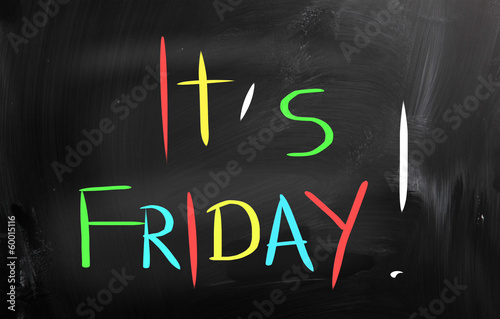 It's Friday Concept