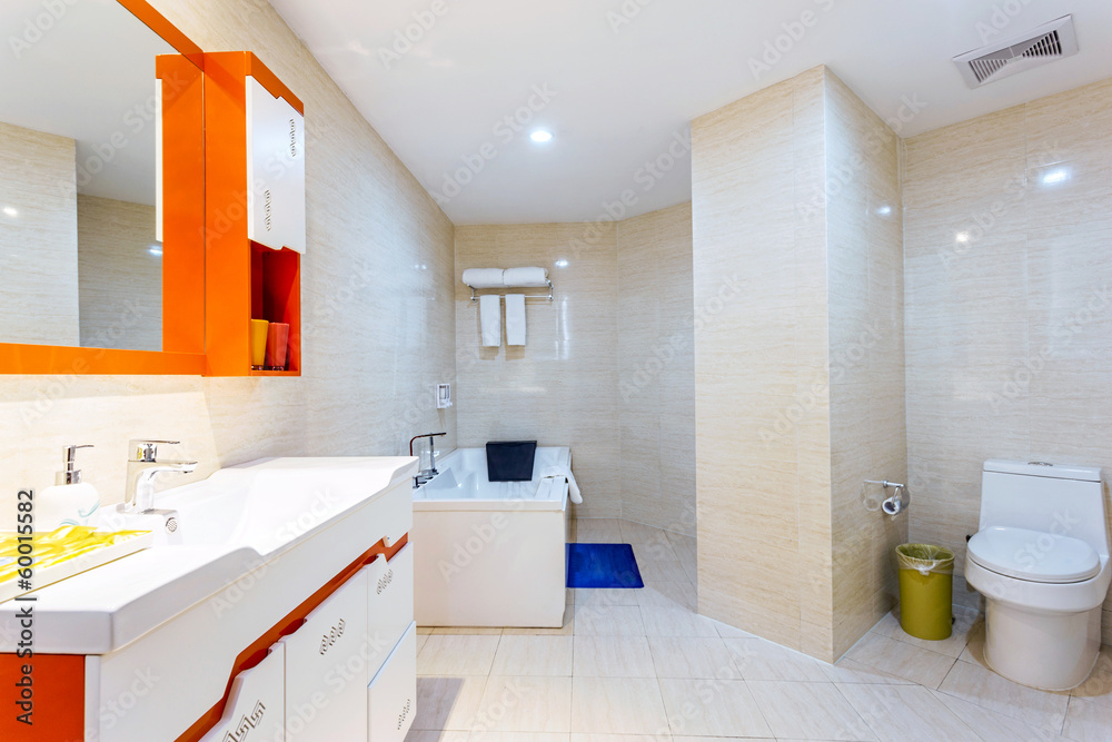 bathroom of the hotel bathroom of the hotel