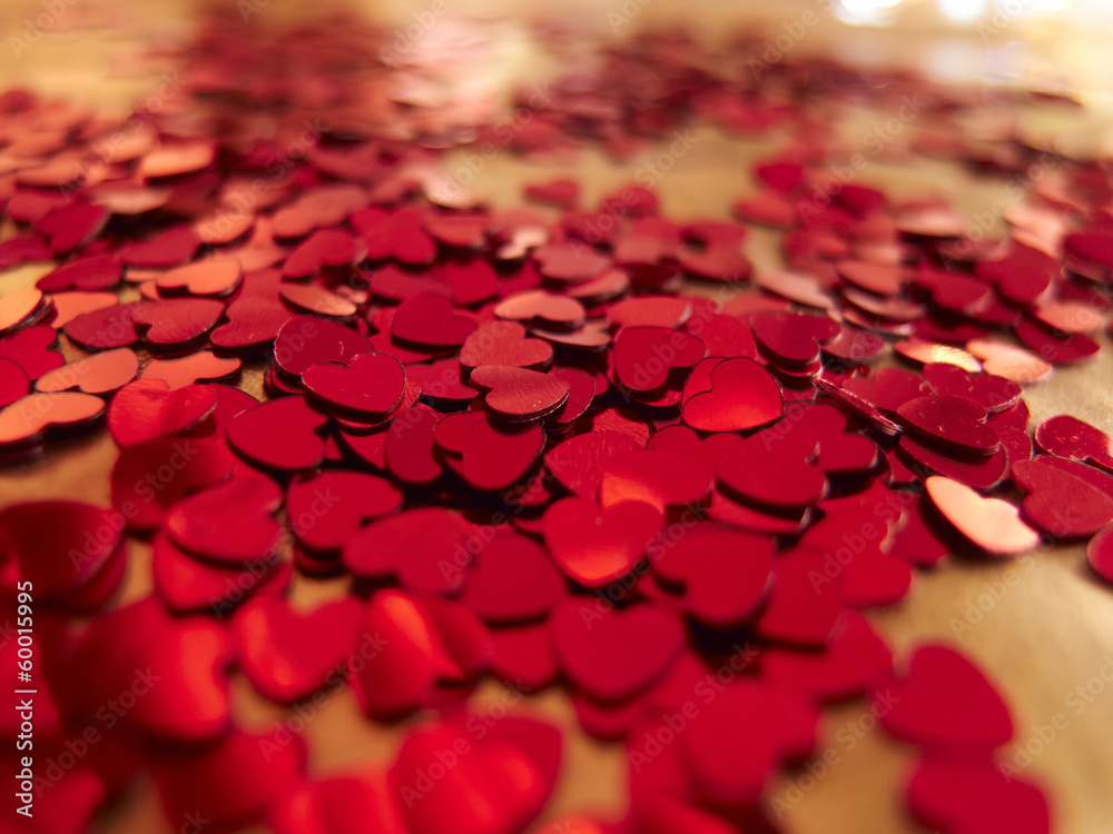 hearts confetti