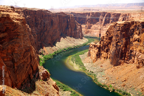 Classic nature of America - Colorado river close to Glen canyon