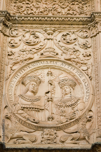 Medallón de los Reyes Católicos Universidad Salamanca