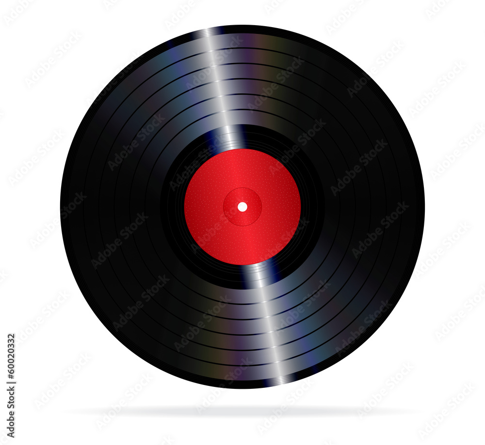 An illustration of a lp vinyl record. An illustration of a lp vinyl record.