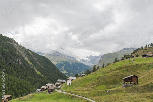 Zermatt, Schweizer Alpen, Finden, Bergkapelle, Alm