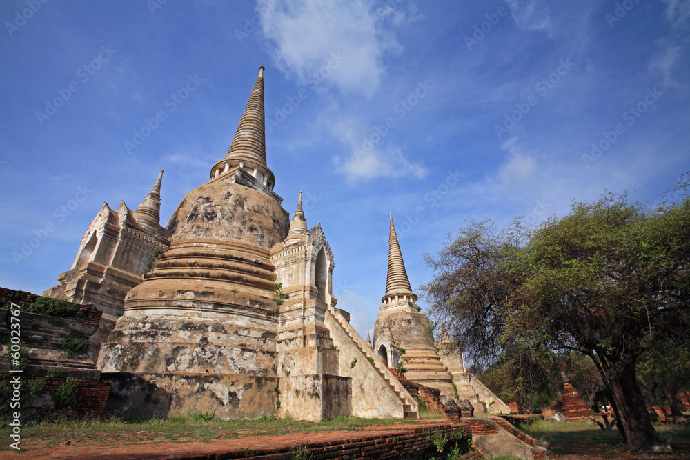 Ancient pagodas in Ayutthaya