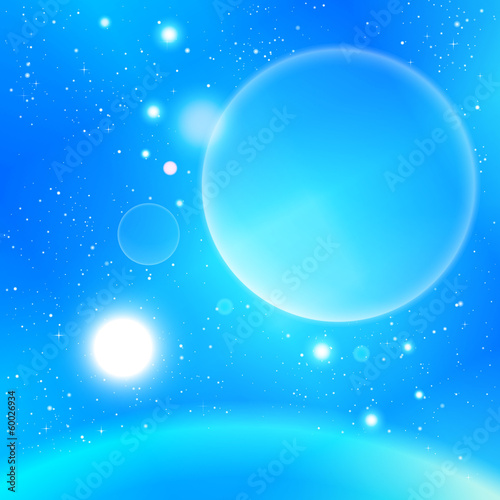 Space Abstract Vector Background