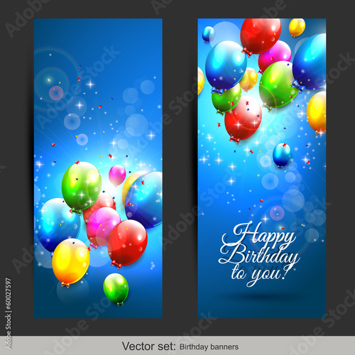Birthday banners