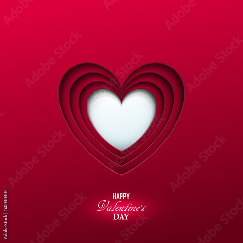 Bright Valentine`s day background