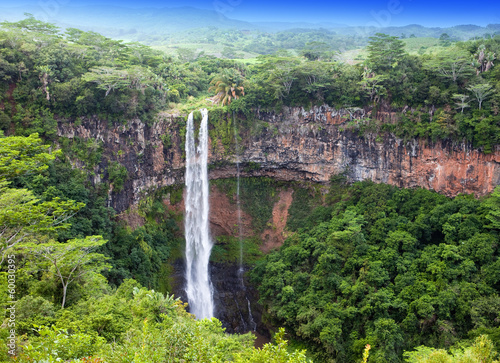 Fotografia Chamarel waterfalls in Mauritius