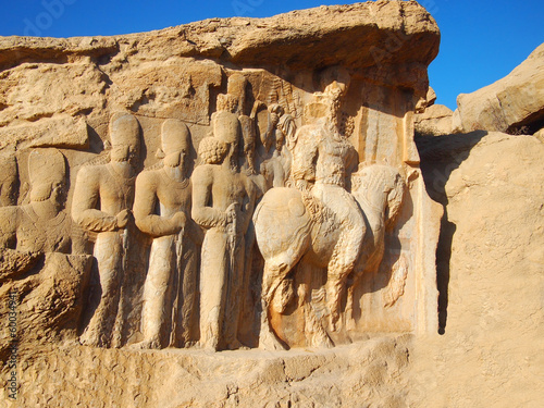 Naqsh-e Rajab, two rock reliefs near Persepolis, Iran