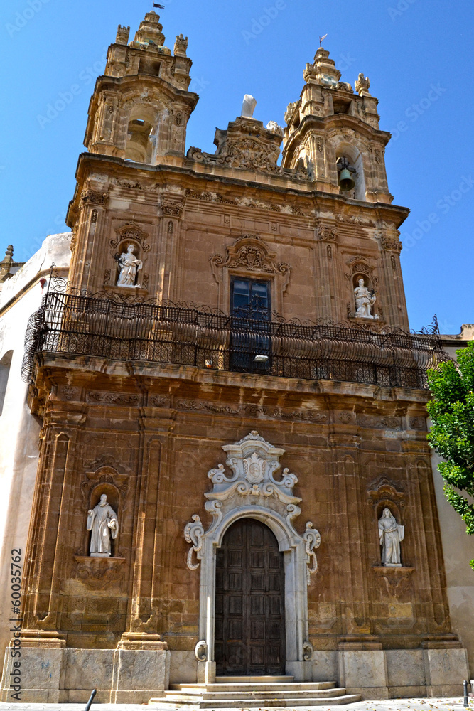 Church in the old town of Mazara del Vallo - Trapani