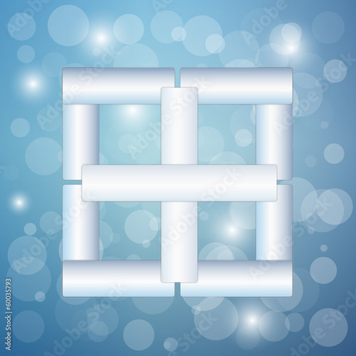 background with blank paper blocks