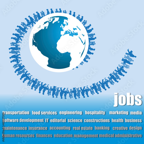 Global workforce and available  jobs