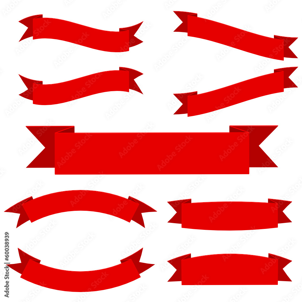RETRO VECTOR RIBBONS (button icon red banner) RETRO VECTOR RIBBONS (button icon red banner)
