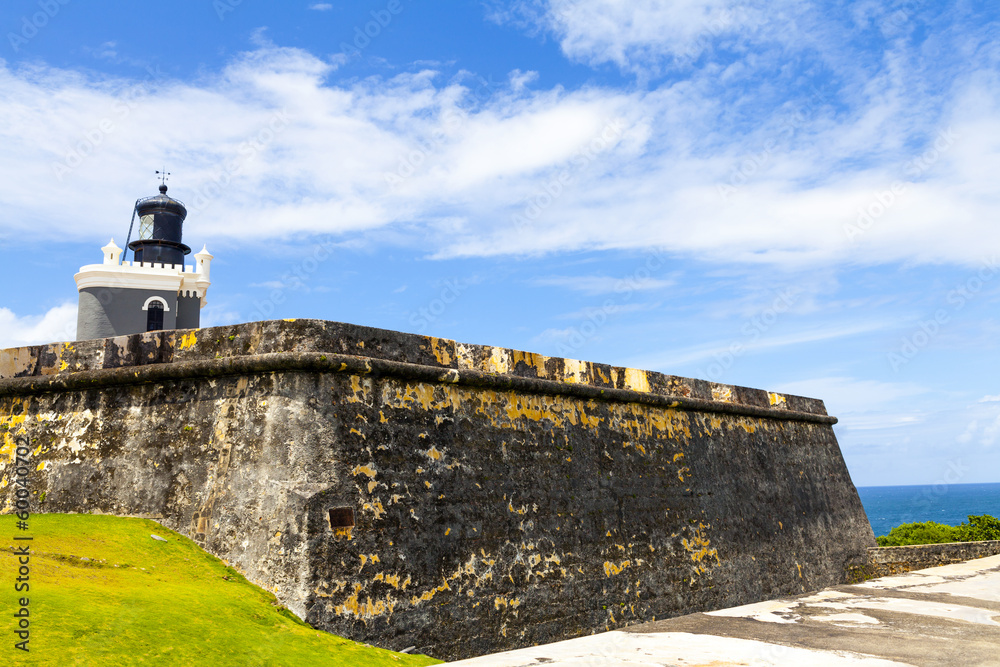 El Morro Castle in San Juan, Puerto Rico foto de Stock | Adobe Stock