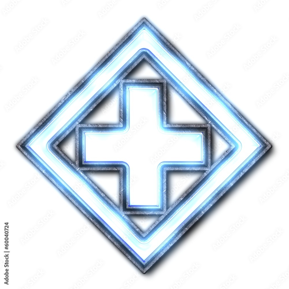 Fototapeta premium Illuminated sign.