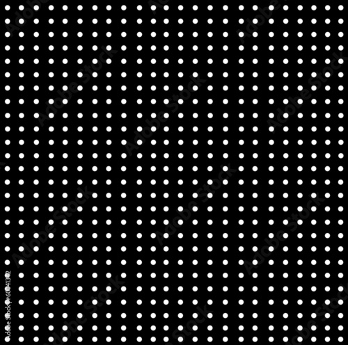 Background-White Dots on Black Pattern