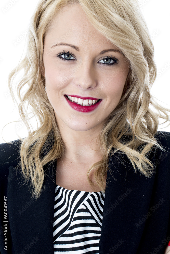 Naklejka premium Happy Young Business Woman