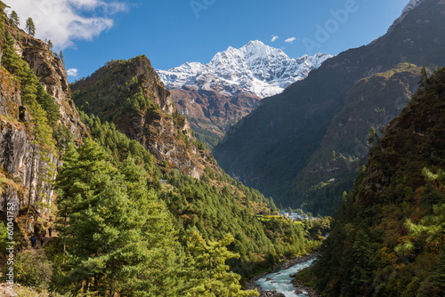Valley close to Phakding, Himalaya, Nepal
