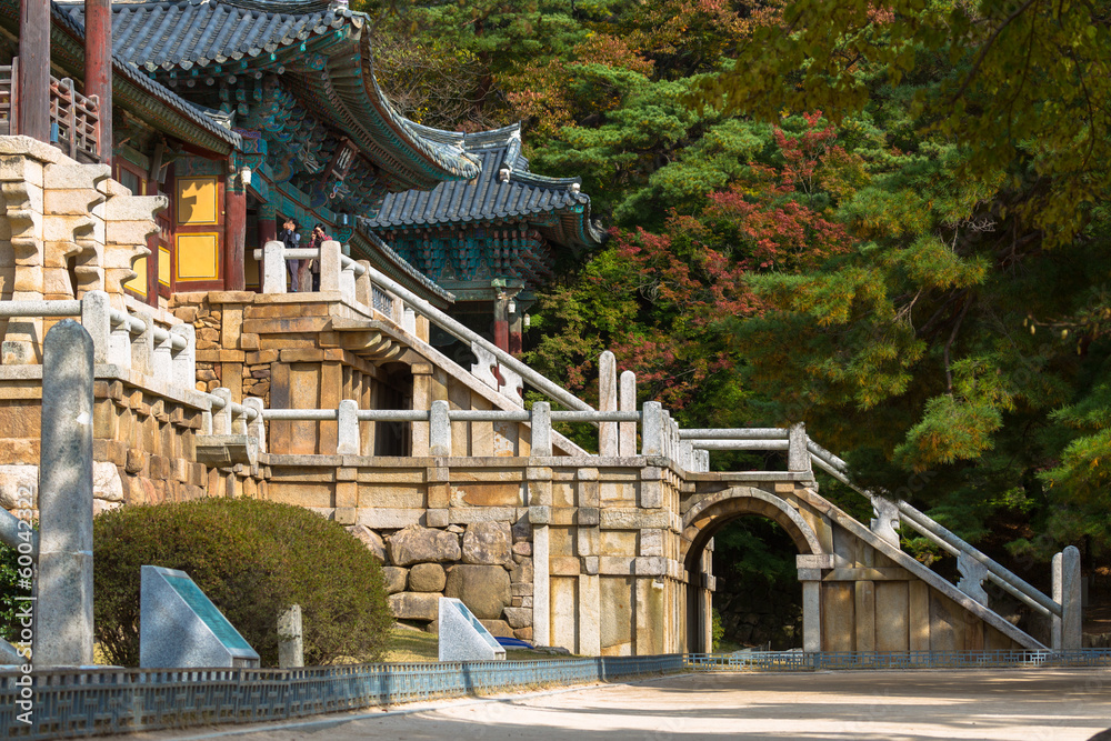Naklejka premium Bulguksa temple in South Korea