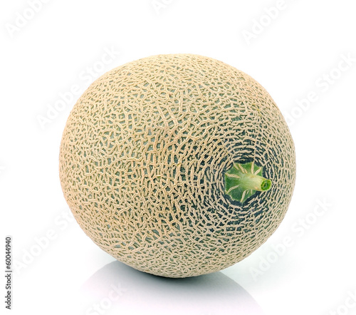 melon on white background