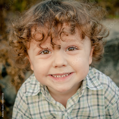 Portrait of happy child