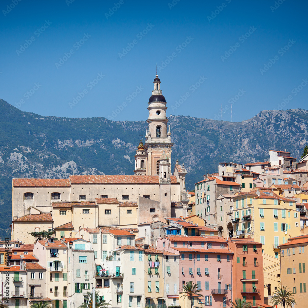View of old town, Menton