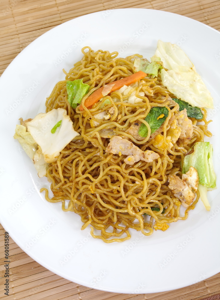 Chinese food, fried noodle Chinese food, fried noodle
