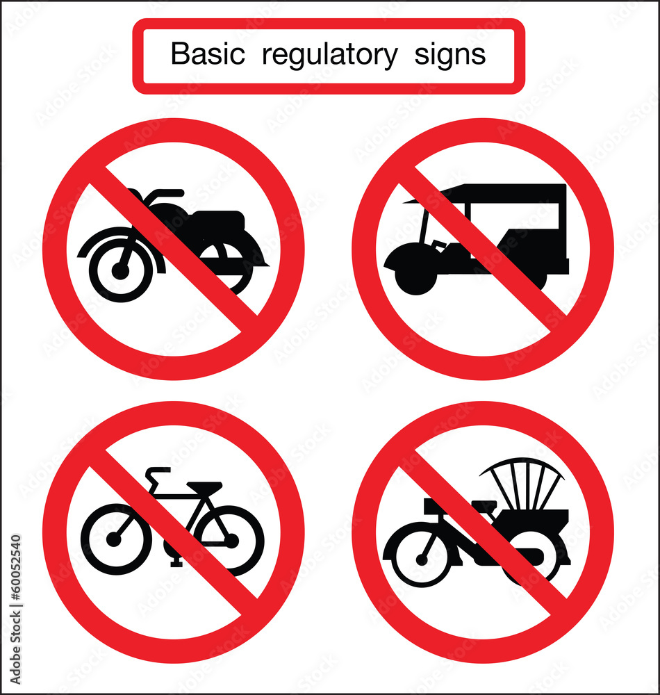 basic traffic sign no bike basic traffic sign no bike
