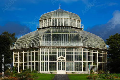A glasshouse of The National Botanic Gardens in Dublin, Ireland
