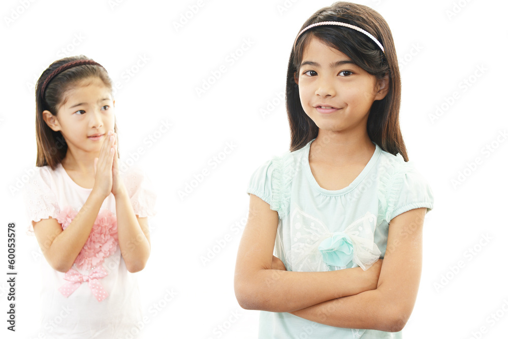 笑顔の姉妹 笑顔の姉妹