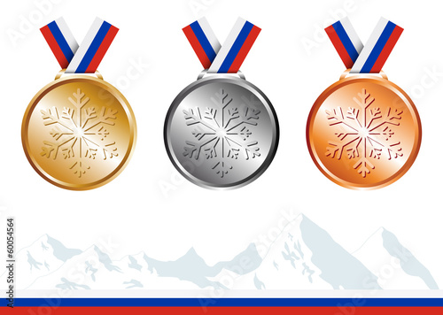 Médailles Jeux de Sotchi
