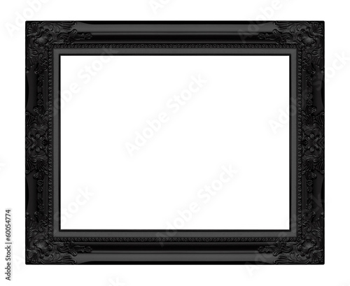 picture frame antique isolated on white background