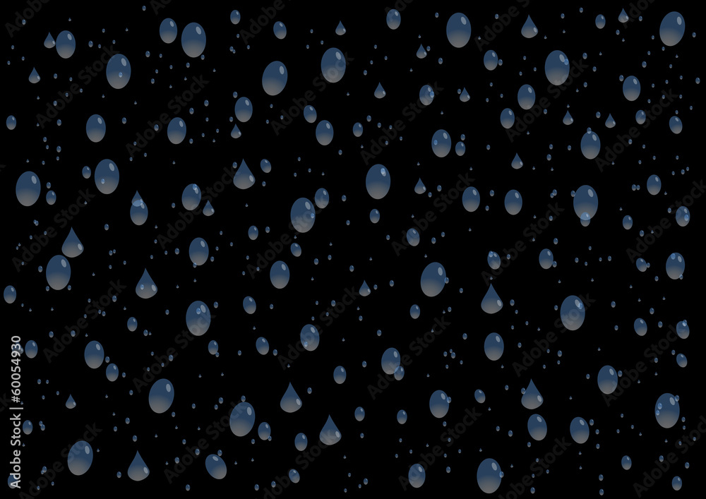 Water drops with background