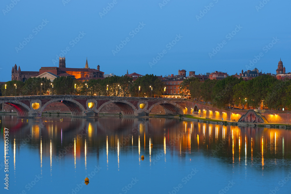 Toulouse at night