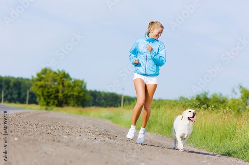 Running outdoor © Sergey Nivens