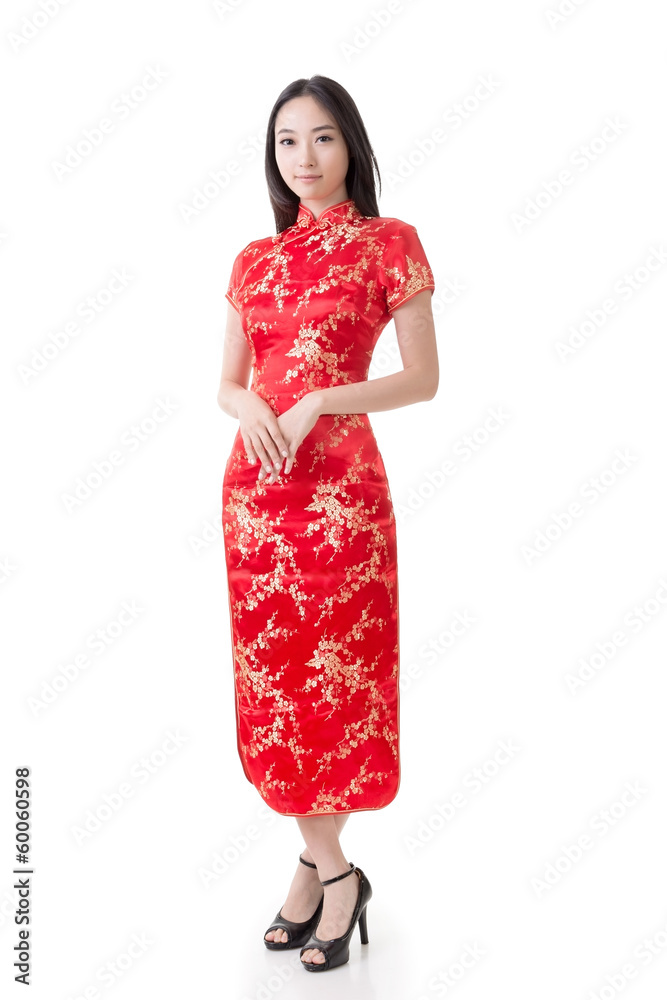 Chinese woman dress traditional cheongsam Chinese woman dress traditional cheongsam