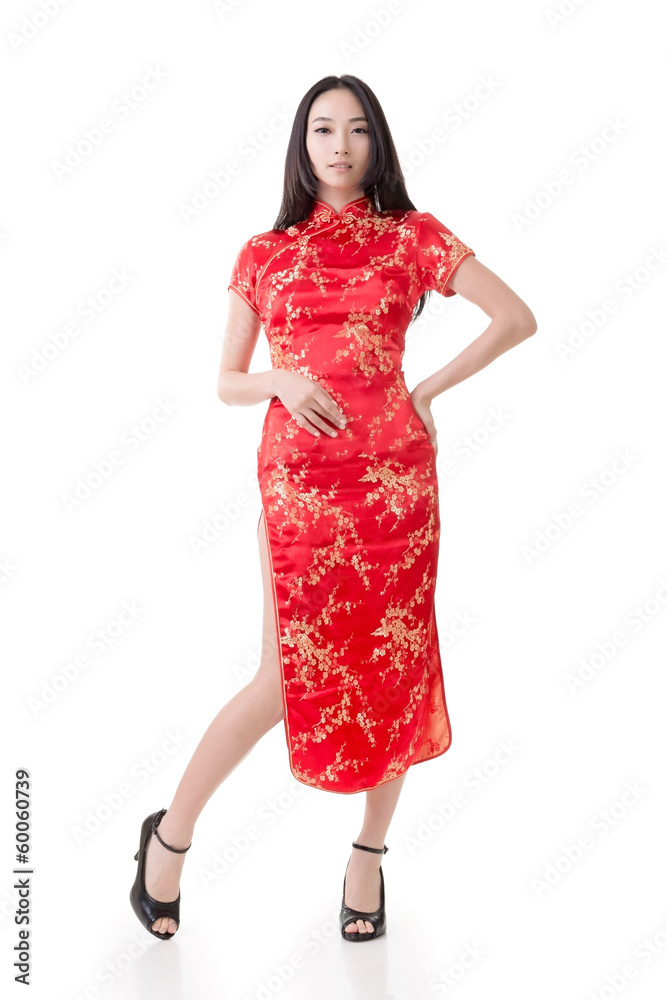 Chinese woman dress traditional cheongsam Chinese woman dress traditional cheongsam